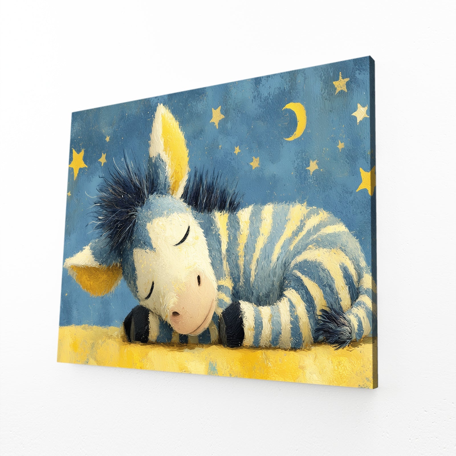 Kids Zebra Artwork – kids canvas print