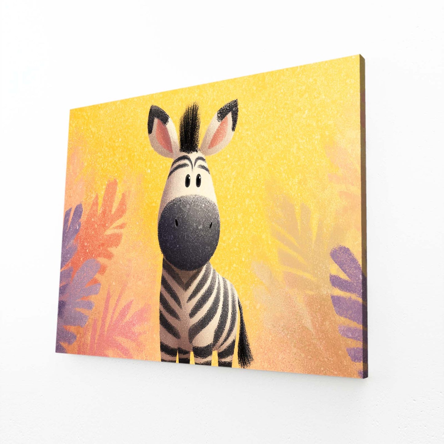 Kids Zebra Wall Art – kids canvas print
