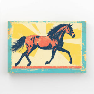 Kitchen Horse Canvas