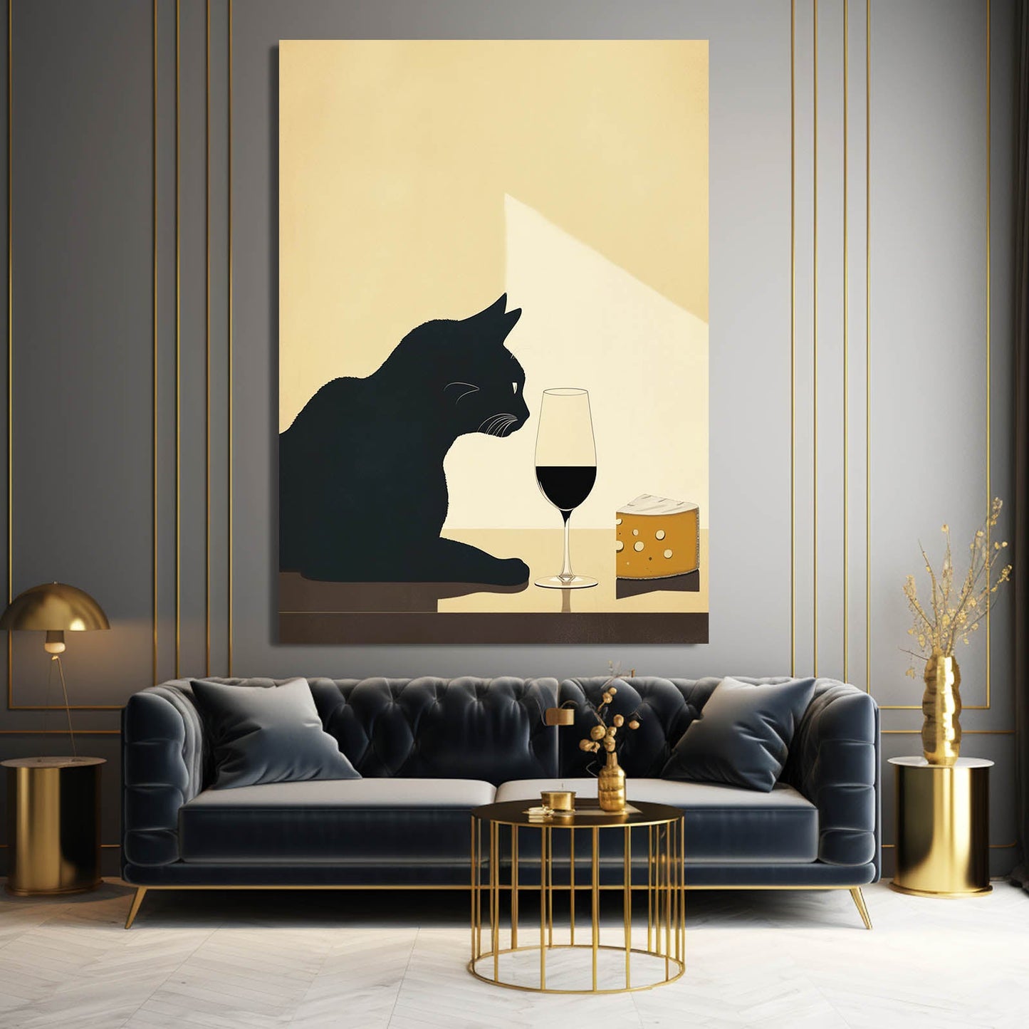 Kitchen Wall Art Cat