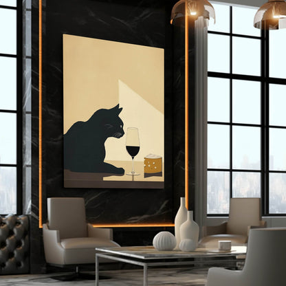 Kitchen Wall Art Cat