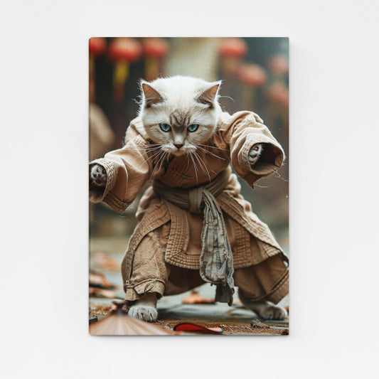 Kung Fu Cat Warrior Art