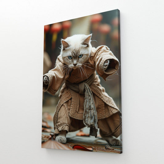 Kung Fu Cat Warrior Art