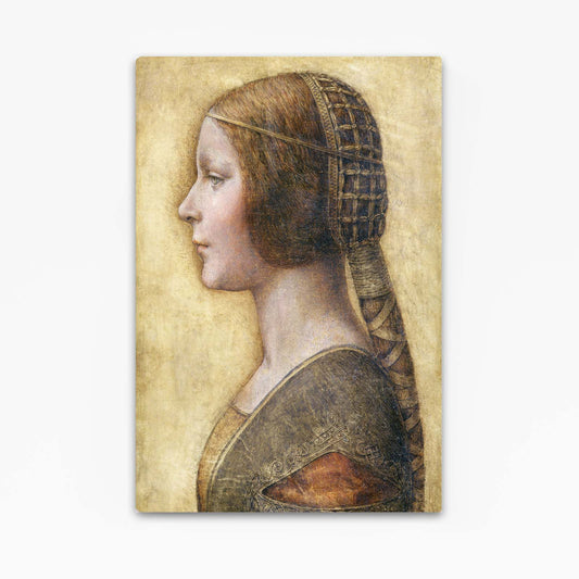 La Bella Principessa Da Vinci Canvas Art — realism canvas print, canvas print on white background