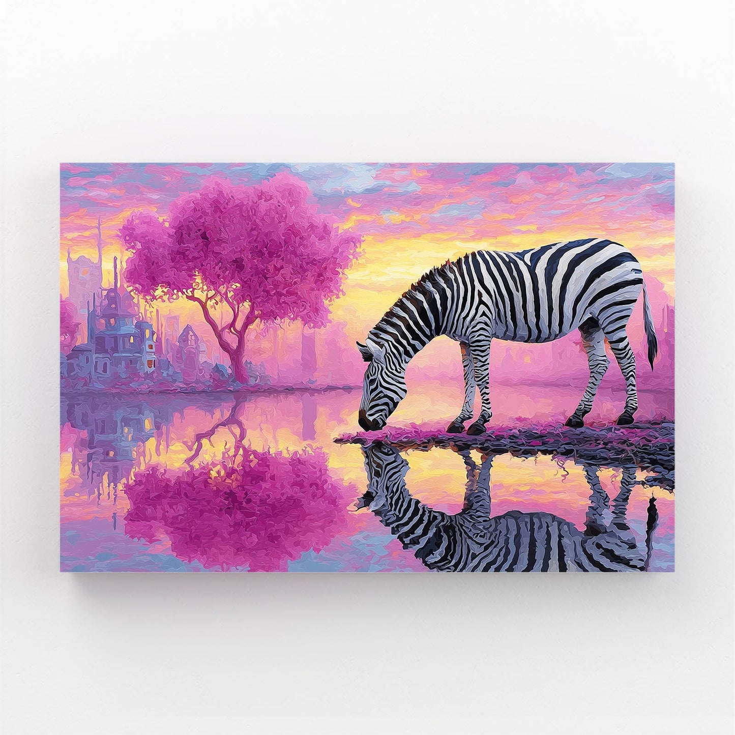 Landscape Zebra Art – landscape canvas print