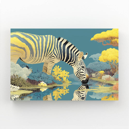 Landscape Zebra Canvas – landscape canvas print
