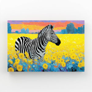 Landscape Zebra Wall Art
