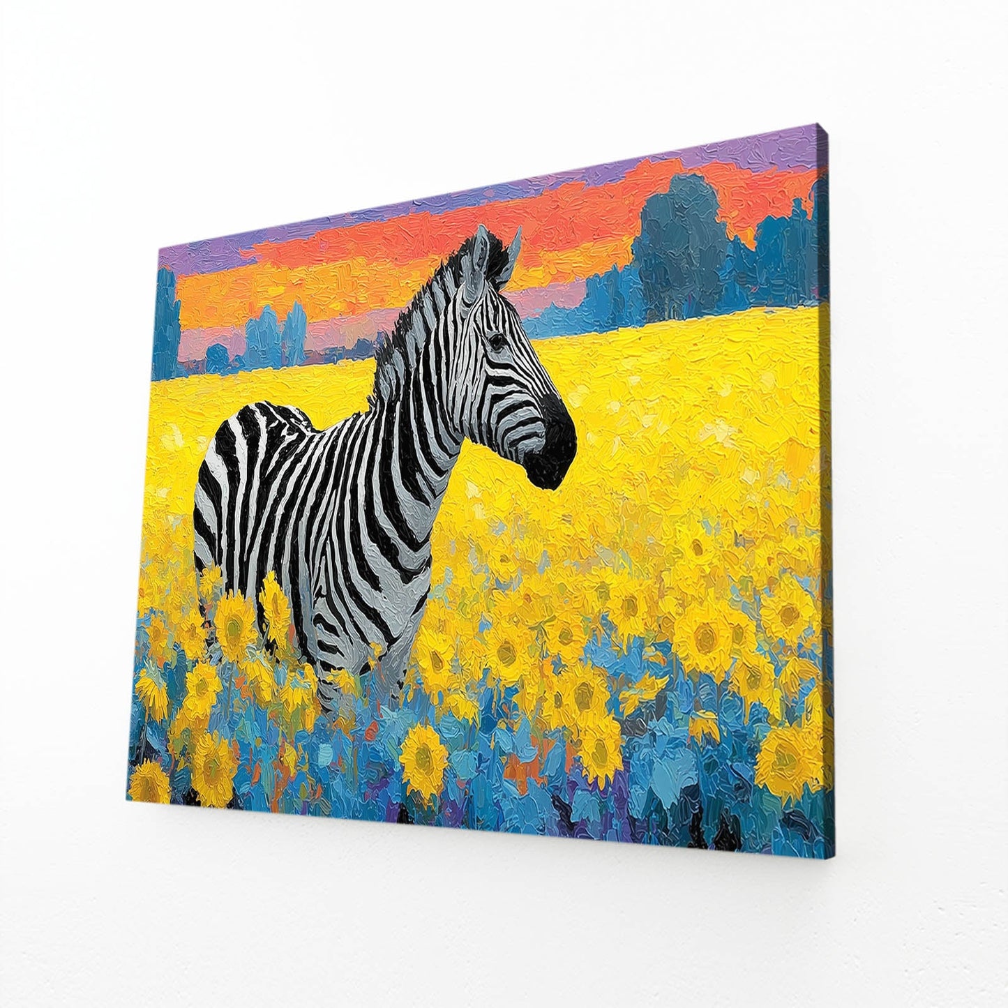 Landscape Zebra Wall Art – landscape canvas print