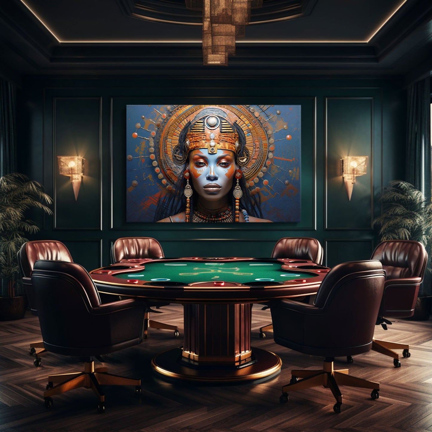 Large African Canvas Wall Art