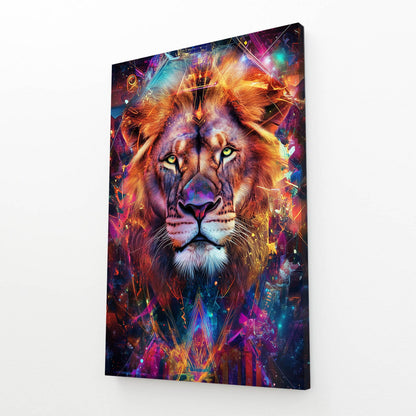Large Lion Canvas Art