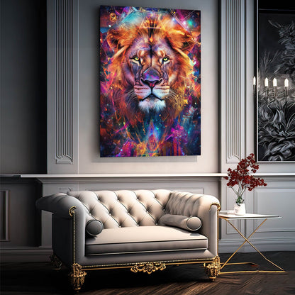 Large Lion Canvas Art