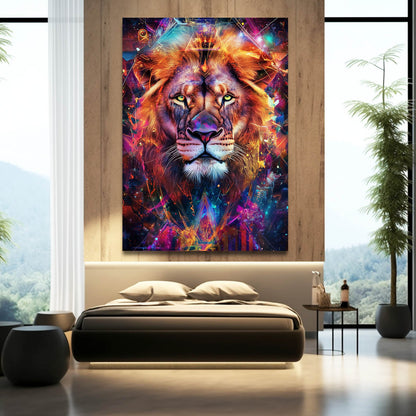 Large Lion Canvas Art