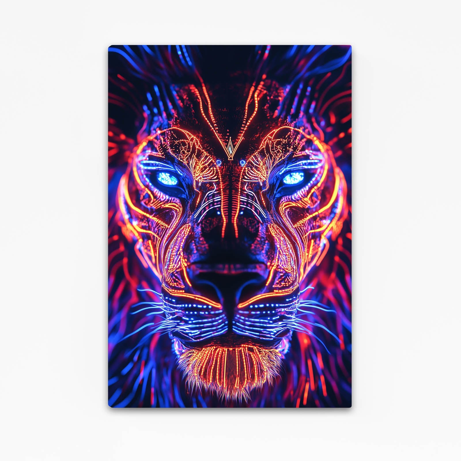 Large Lion Canvas Wall Art