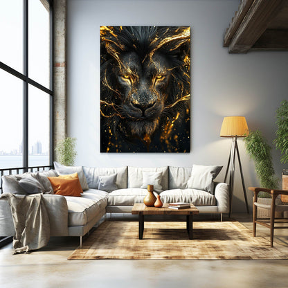 Large Lion Canvas