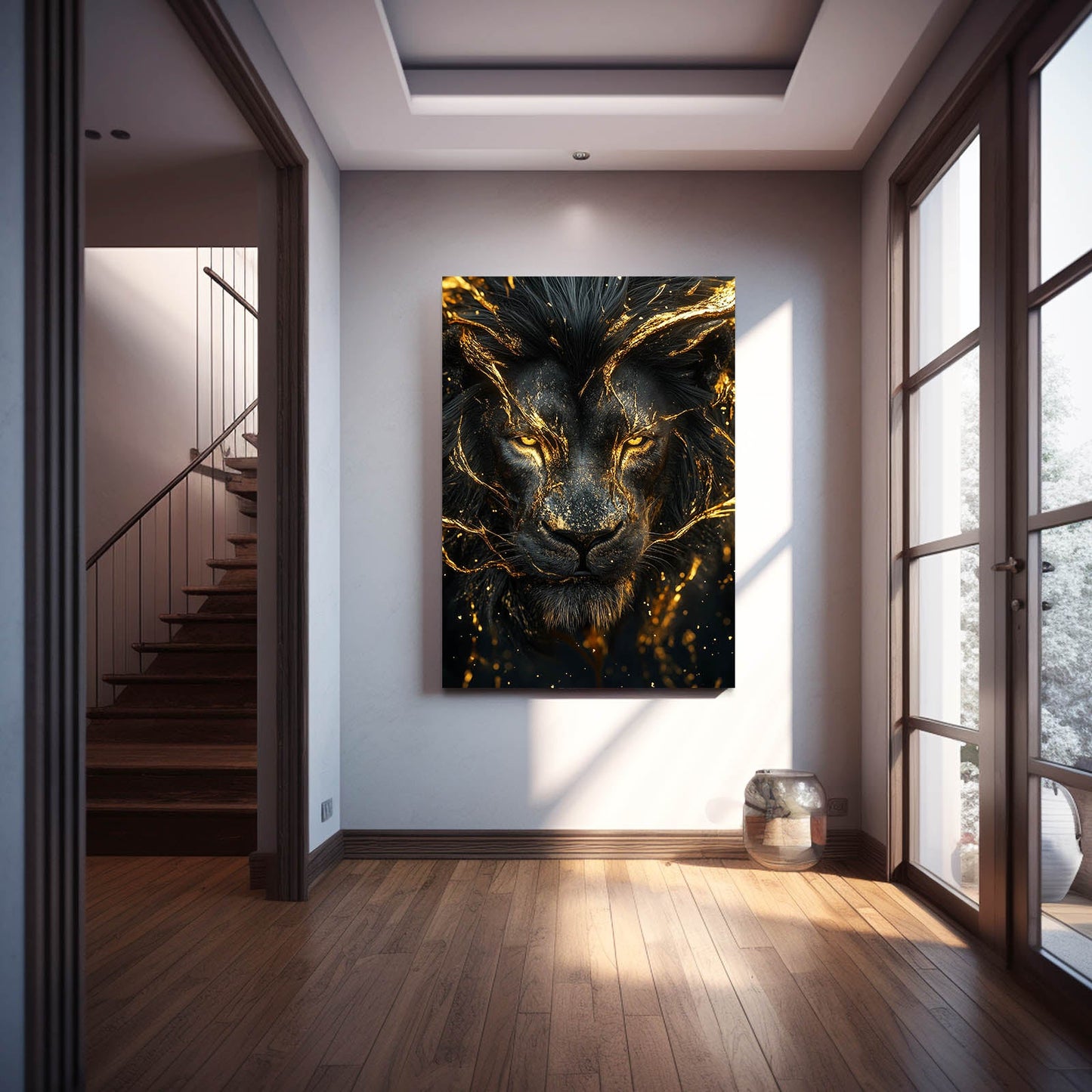 Large Lion Canvas