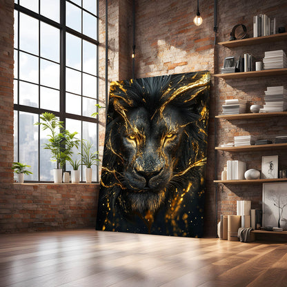 Large Lion Canvas