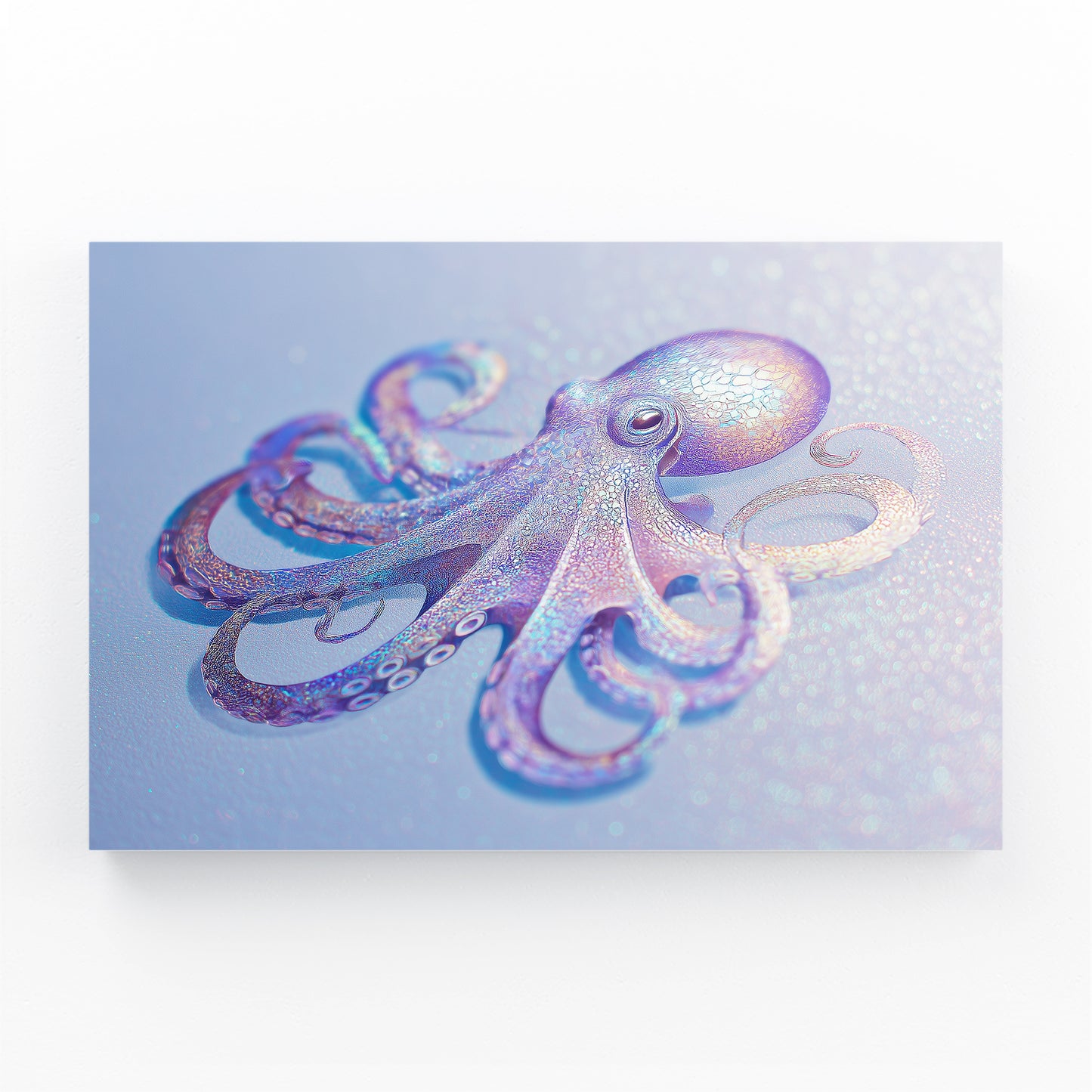 Lilac Reef Glide Octopus Canvas – lilac reef glide octopus canvas print
