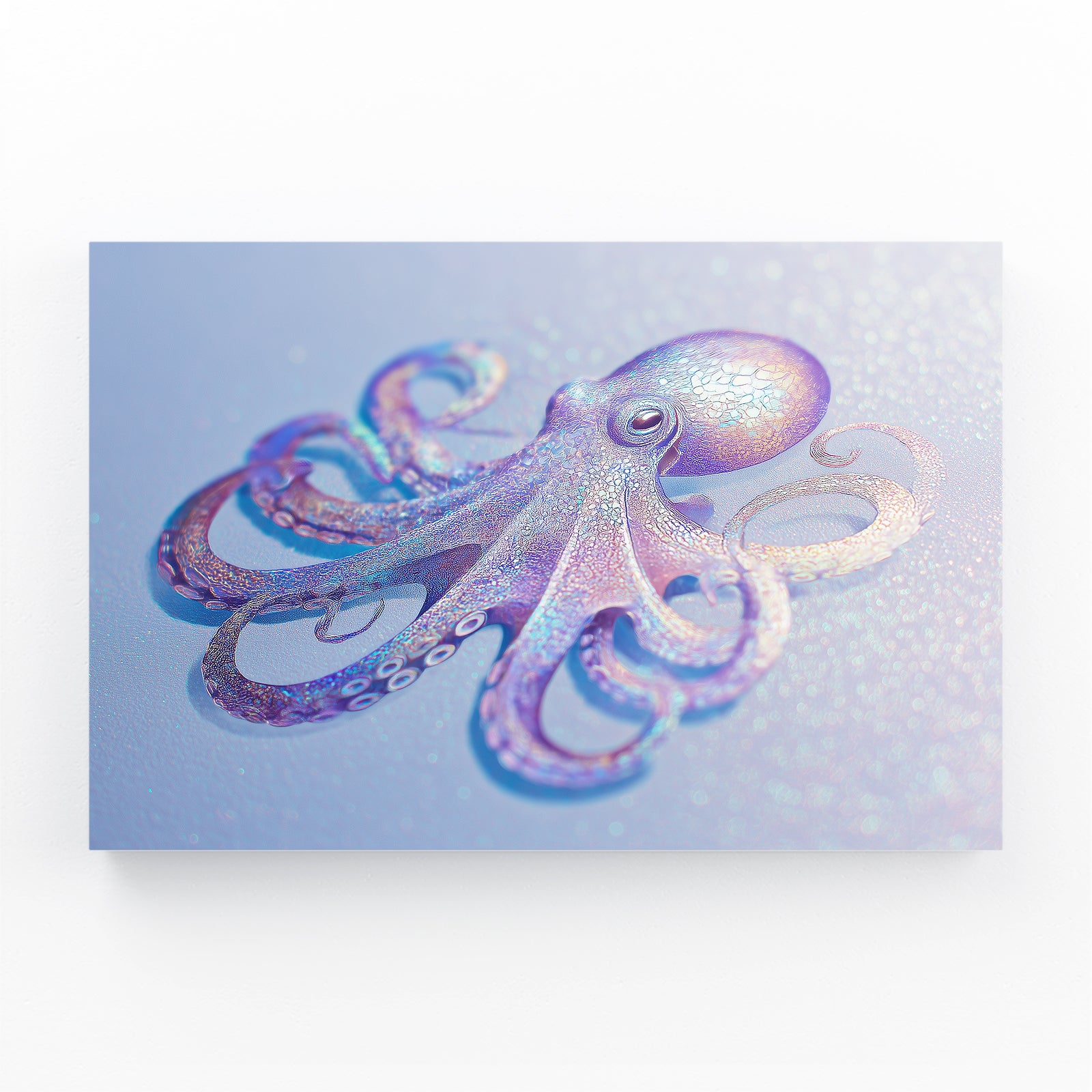 Lilac Reef Glide Octopus Canvas – lilac reef glide octopus canvas print