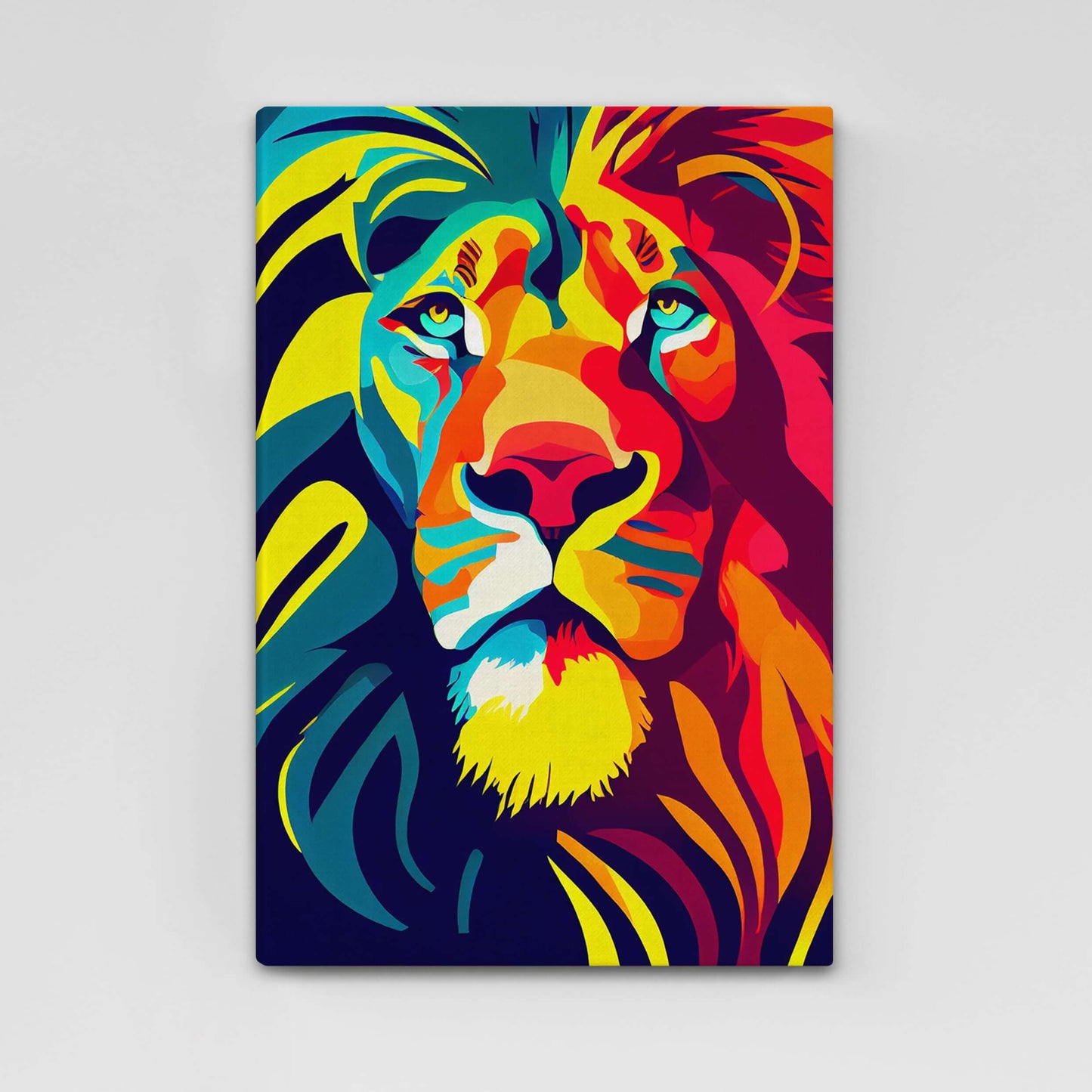 Lion Abstract Art