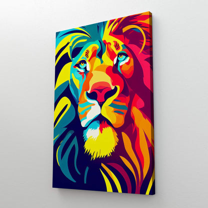 Lion Abstract Art