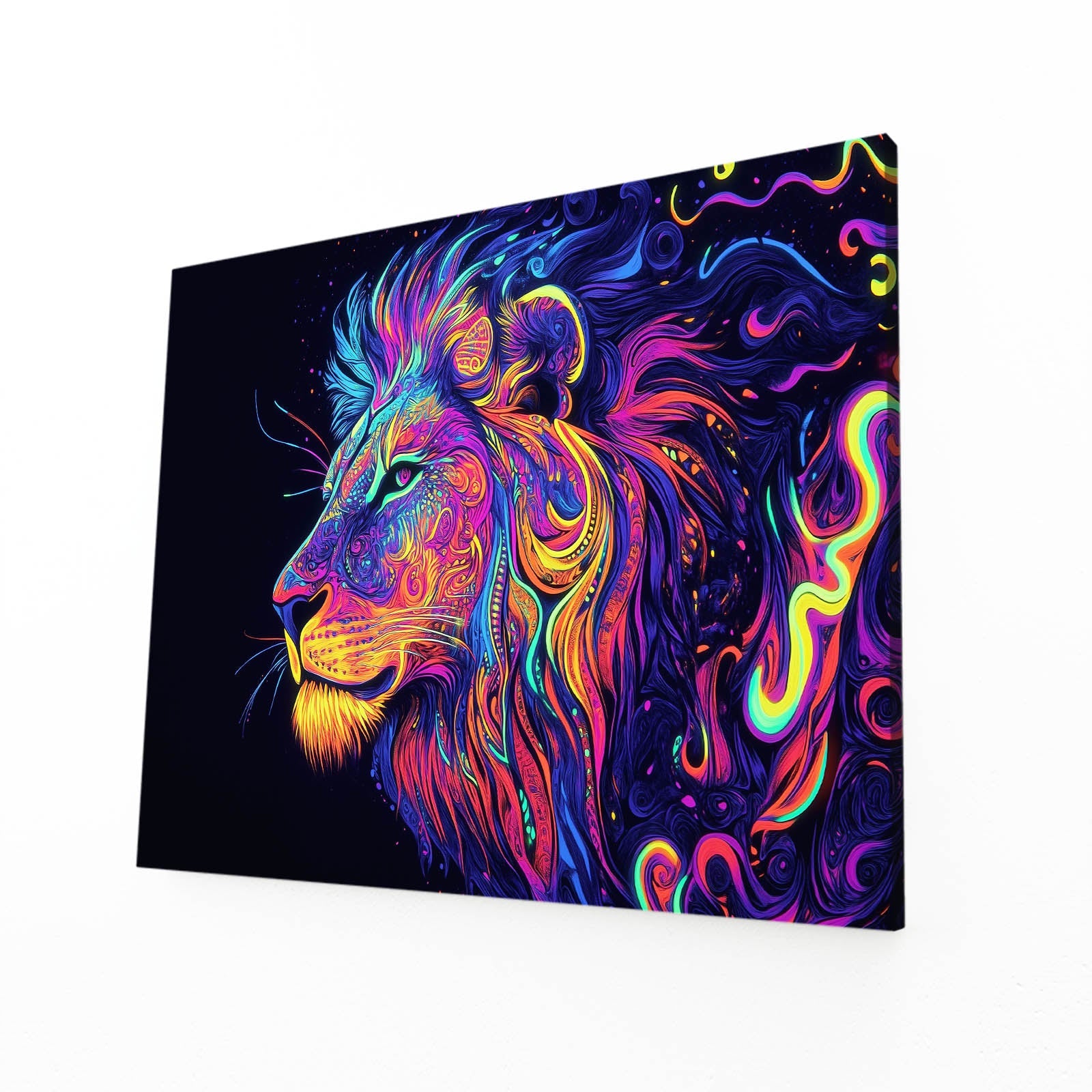 Lion Abstract Canvas