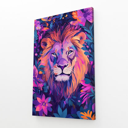 Lion Art Abstract
