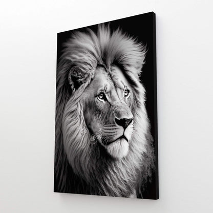 Lion Art Black And White
