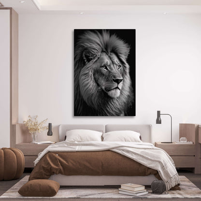 Lion Art Black And White