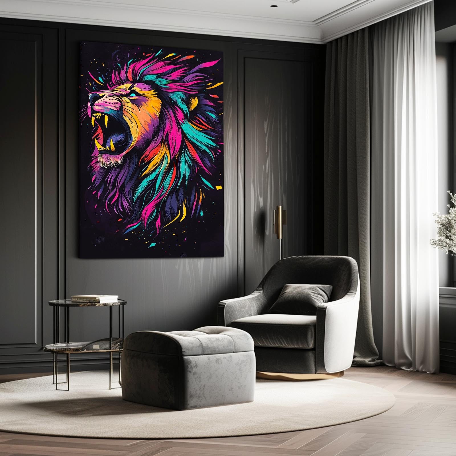 Lion Art Canvas