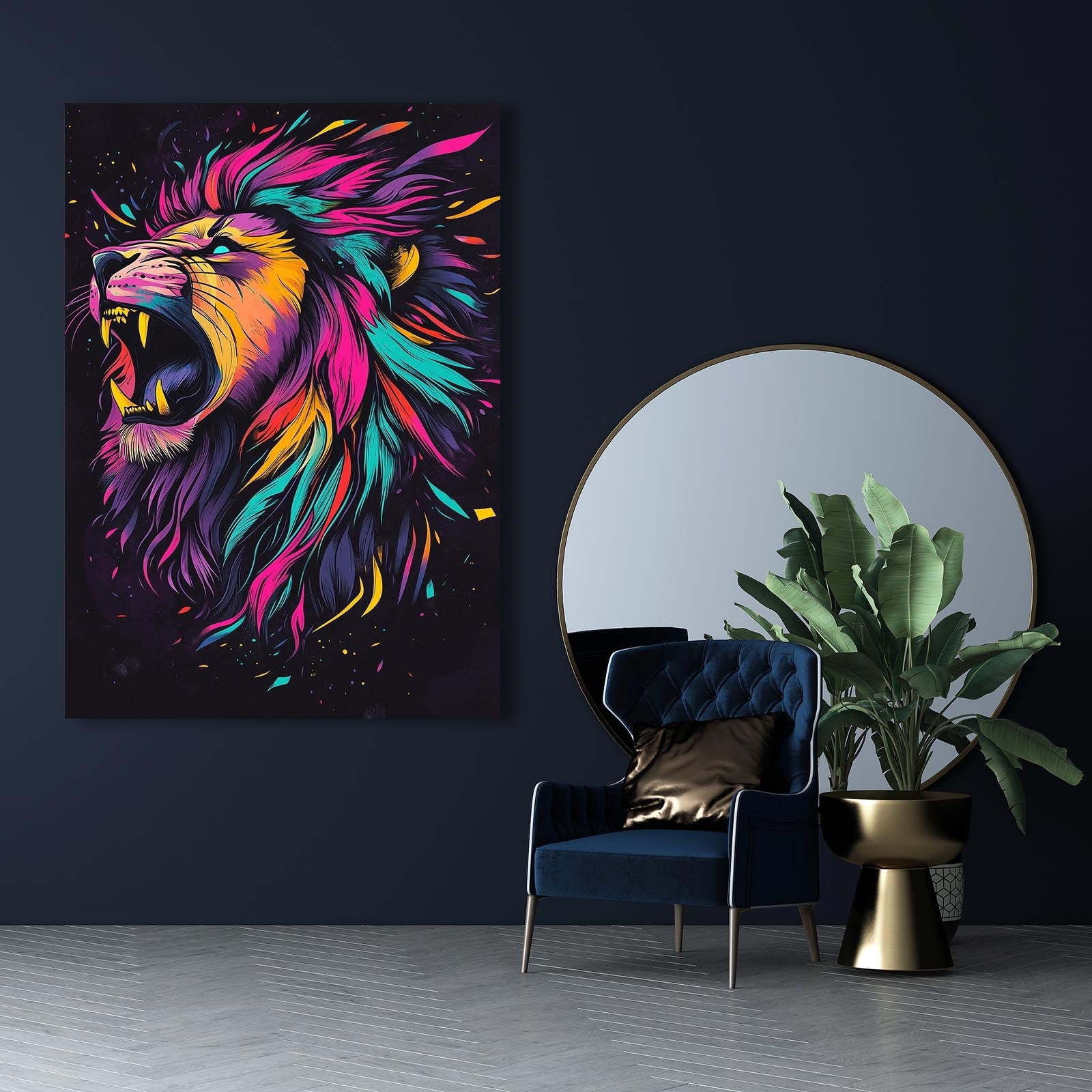 Lion Art Canvas