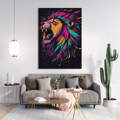 Lion Art Canvas