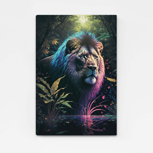 Lion Art Colorful
