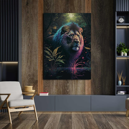 Lion Art Colorful