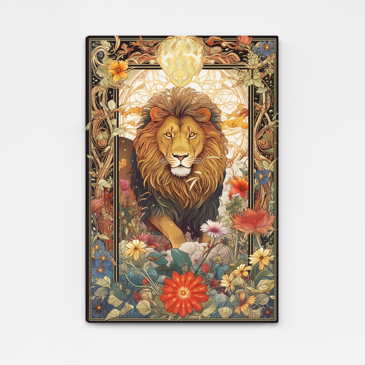 Lion Art Deco