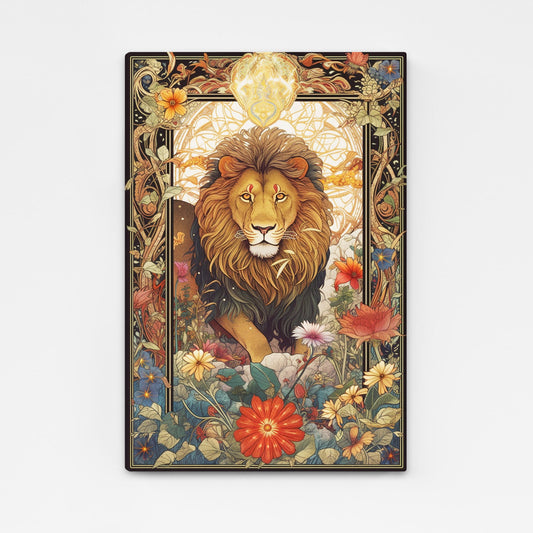 Lion Art Deco
