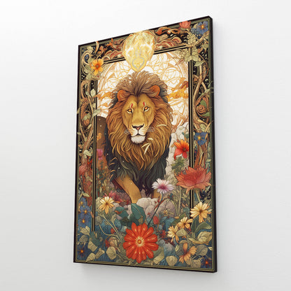 Lion Art Deco