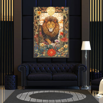Lion Art Deco