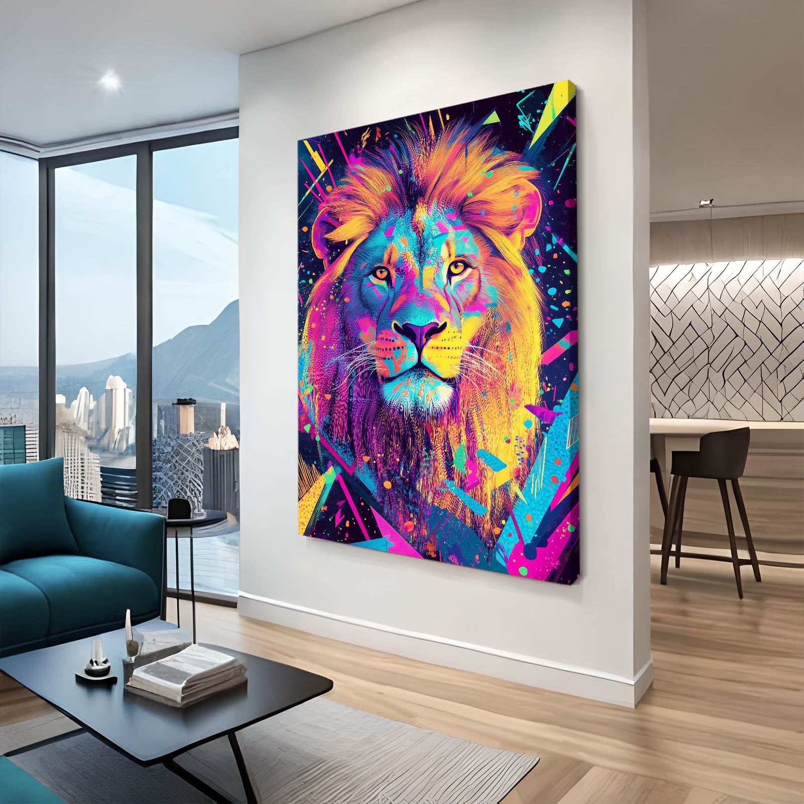 Lion Art Simple