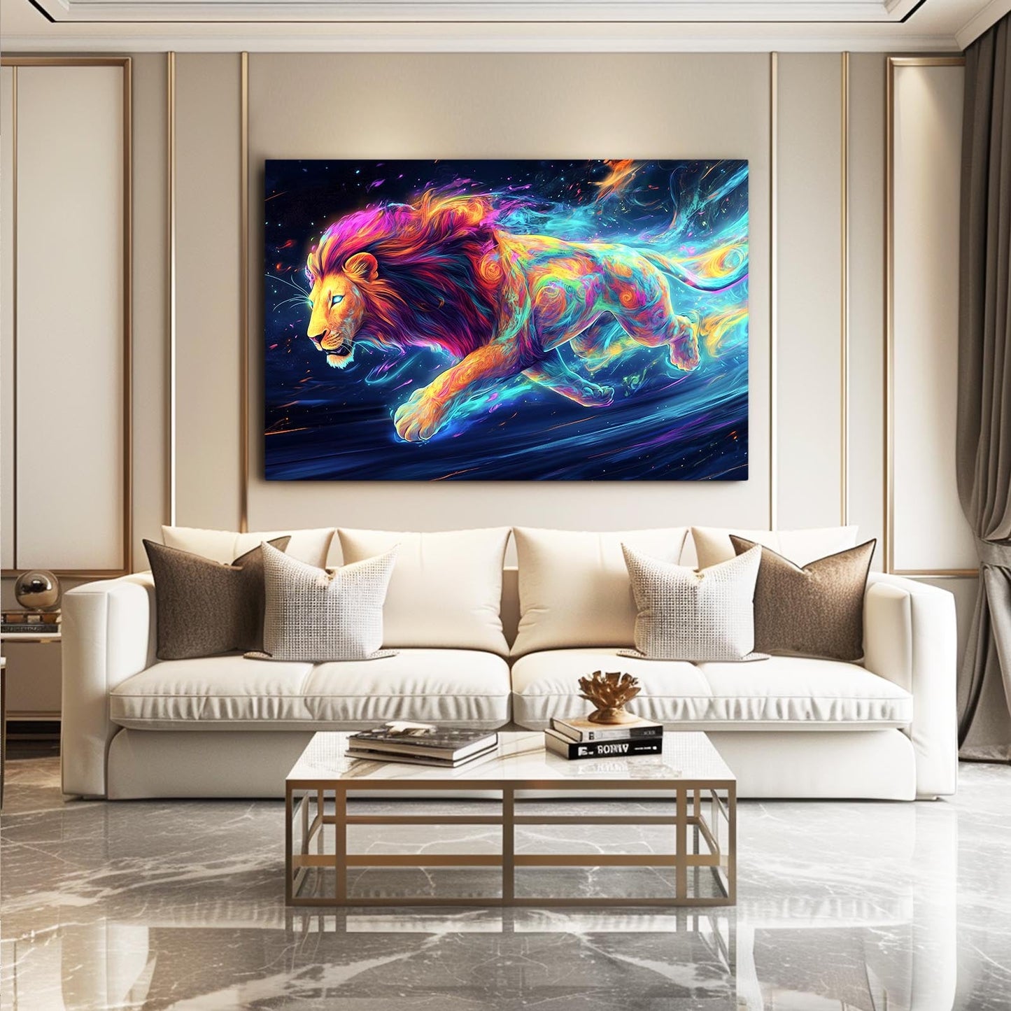 Lion Art Surreal