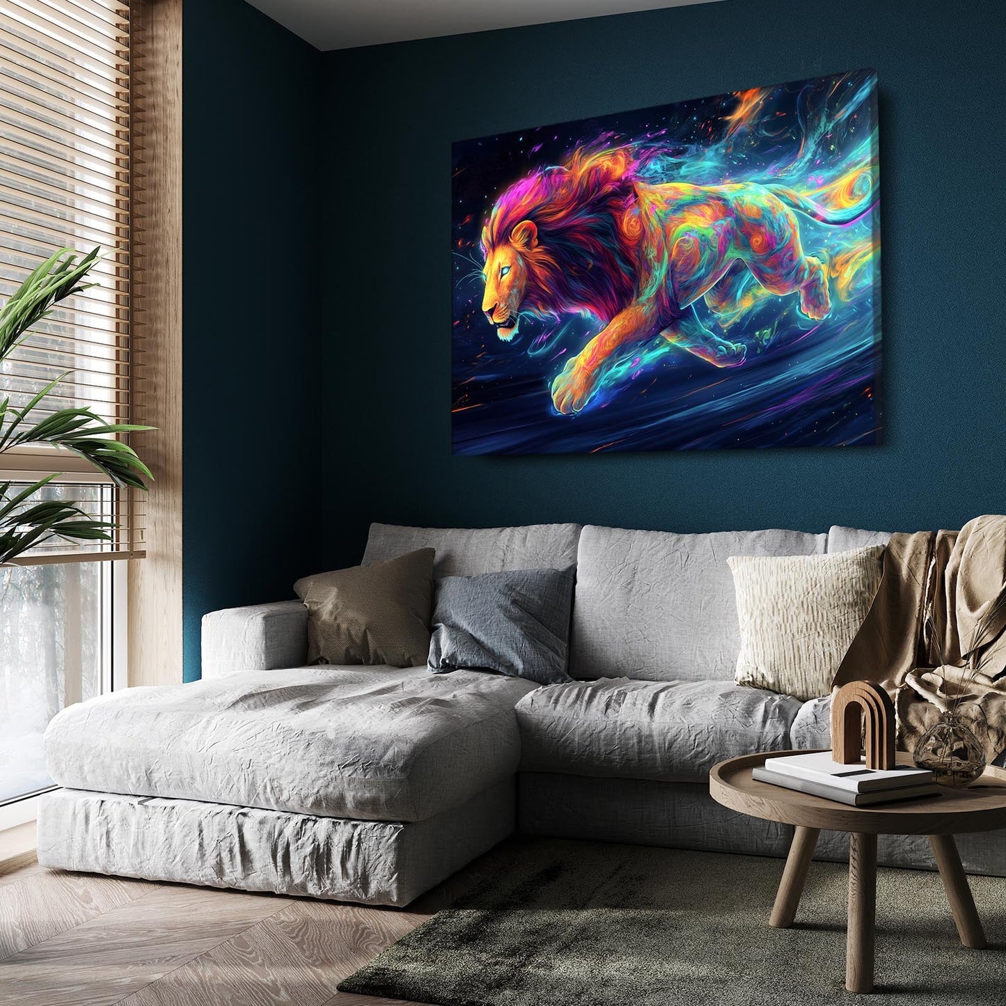 Lion Art Surreal