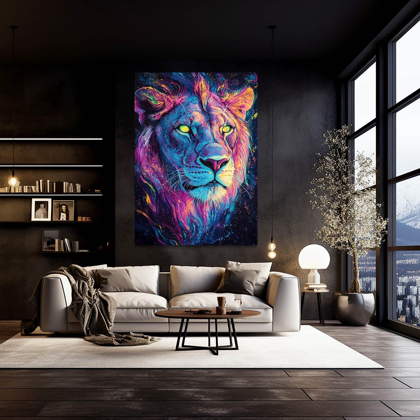 Lion Art Tribal