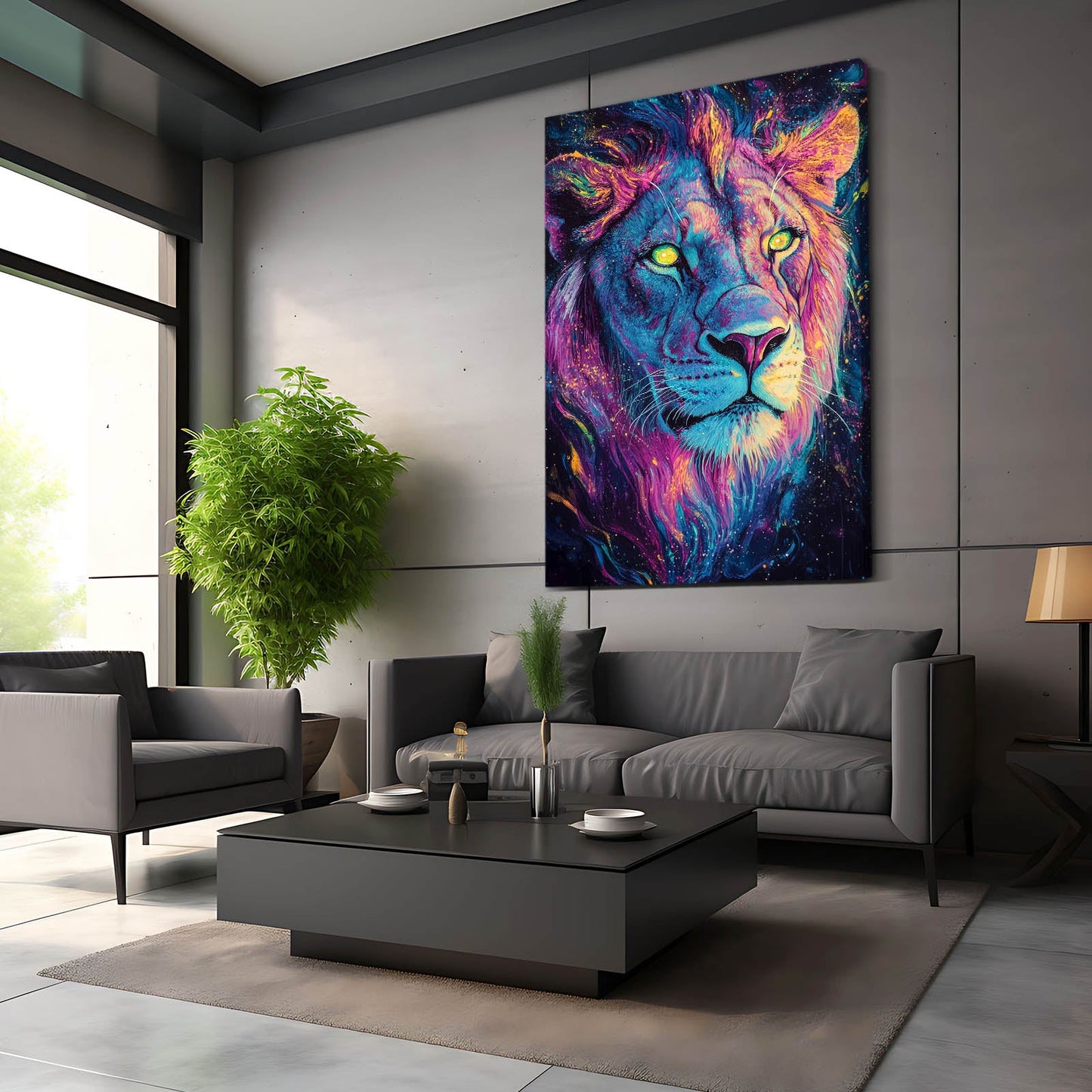 Lion Art Tribal