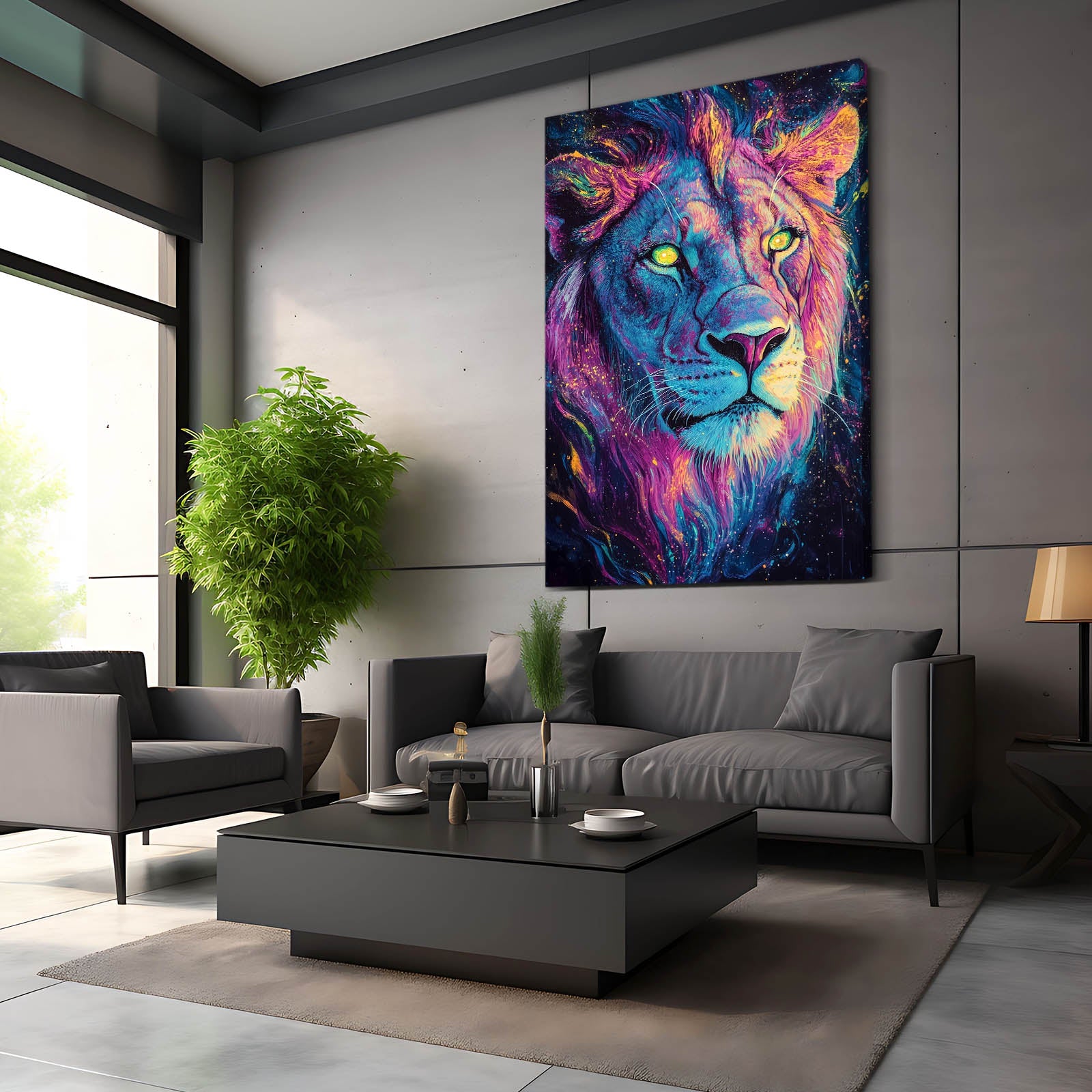 Lion Art Tribal