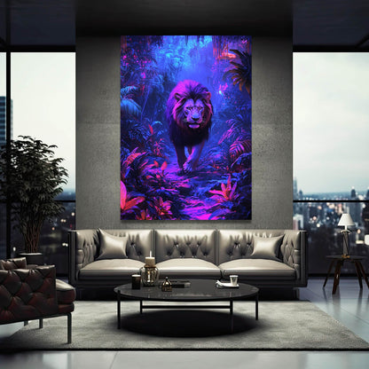 Lion Art Wall