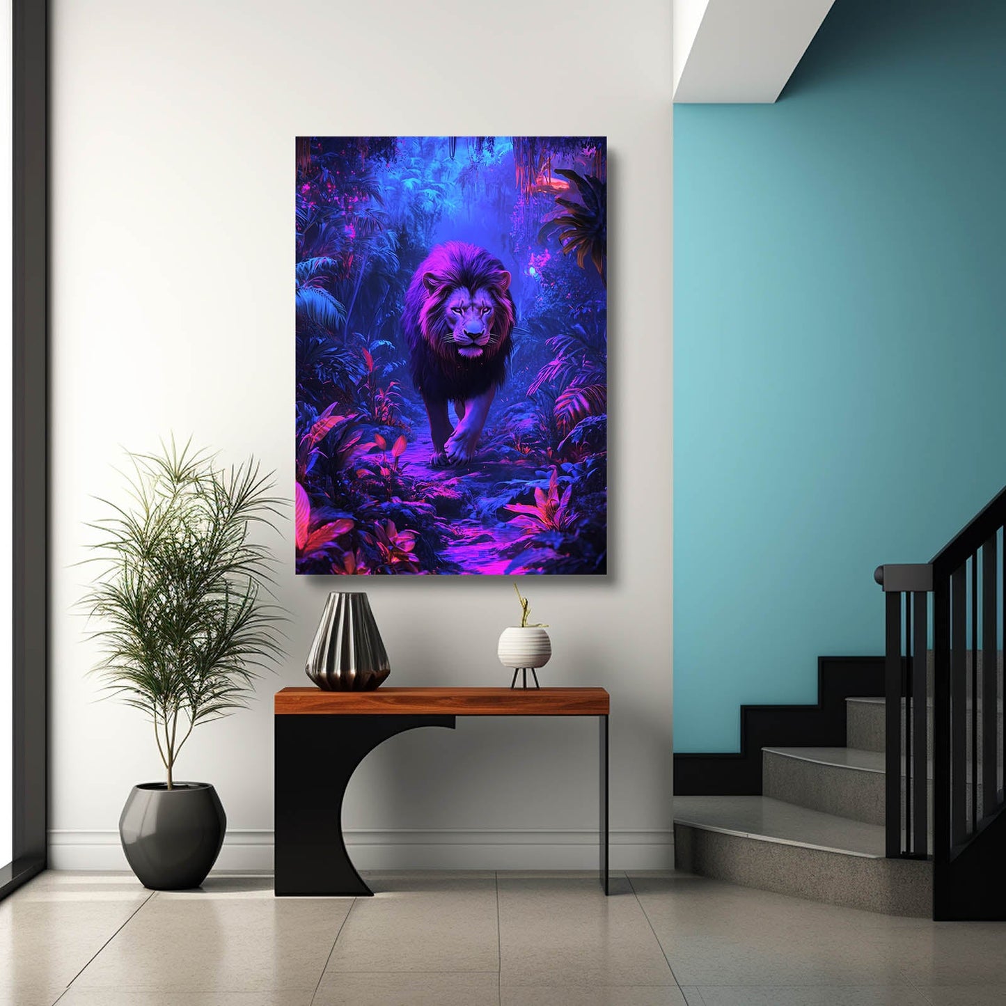 Lion Art Wall
