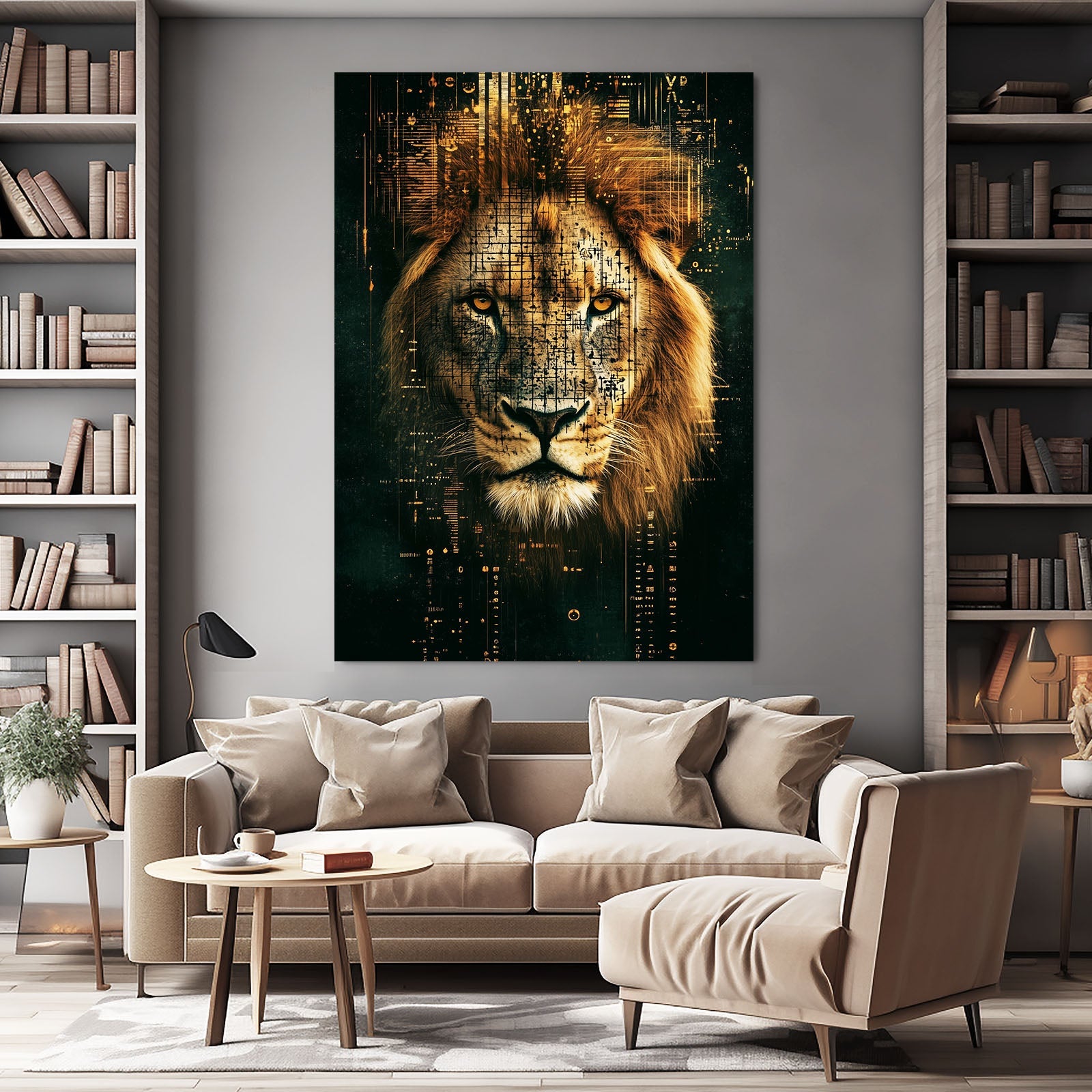 Lion Canvas Art