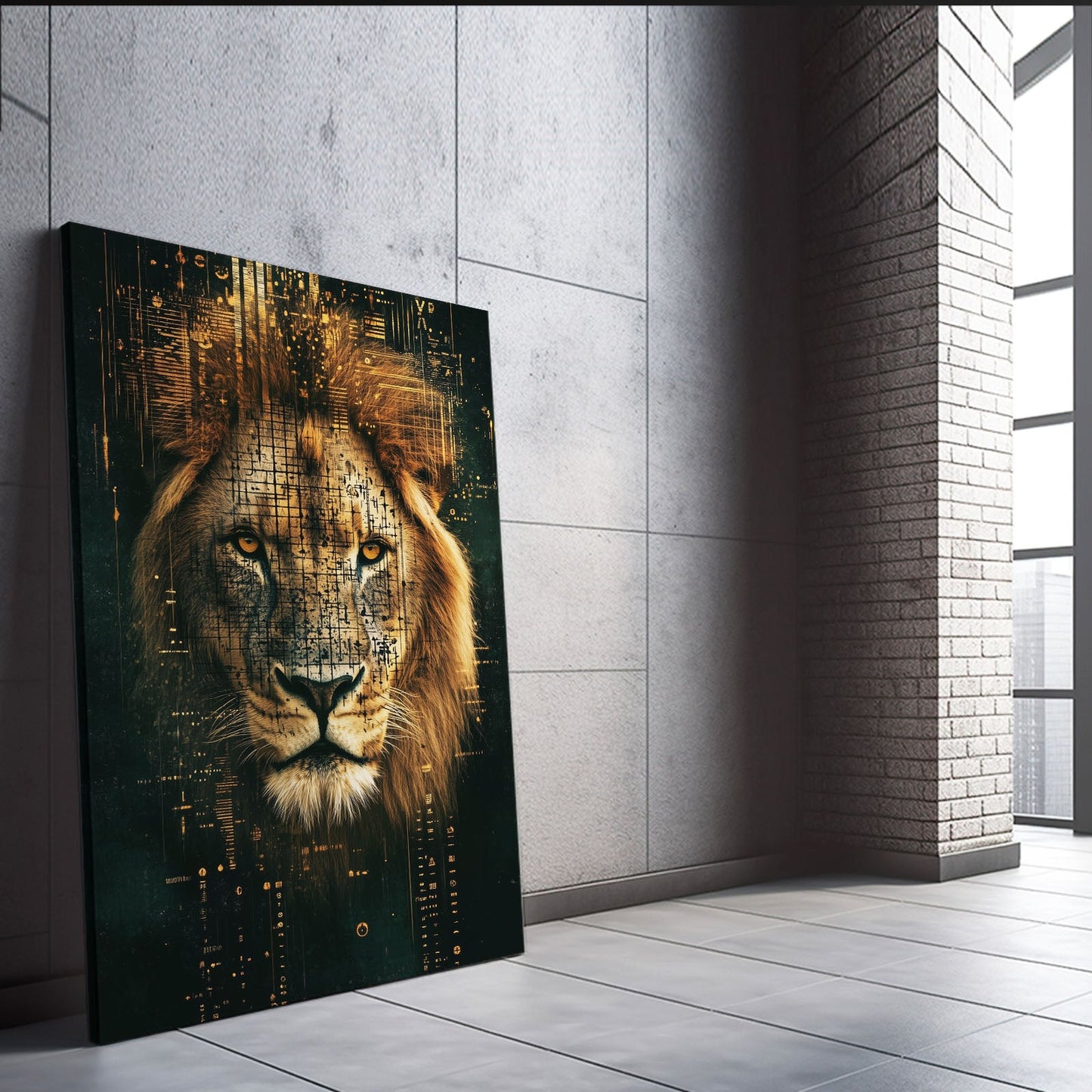 Lion Canvas Art
