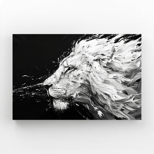 Windswept Mane Lion Canvas