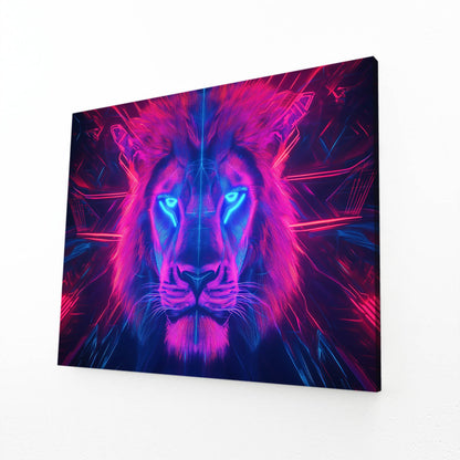 Lion Canvas Pop Art