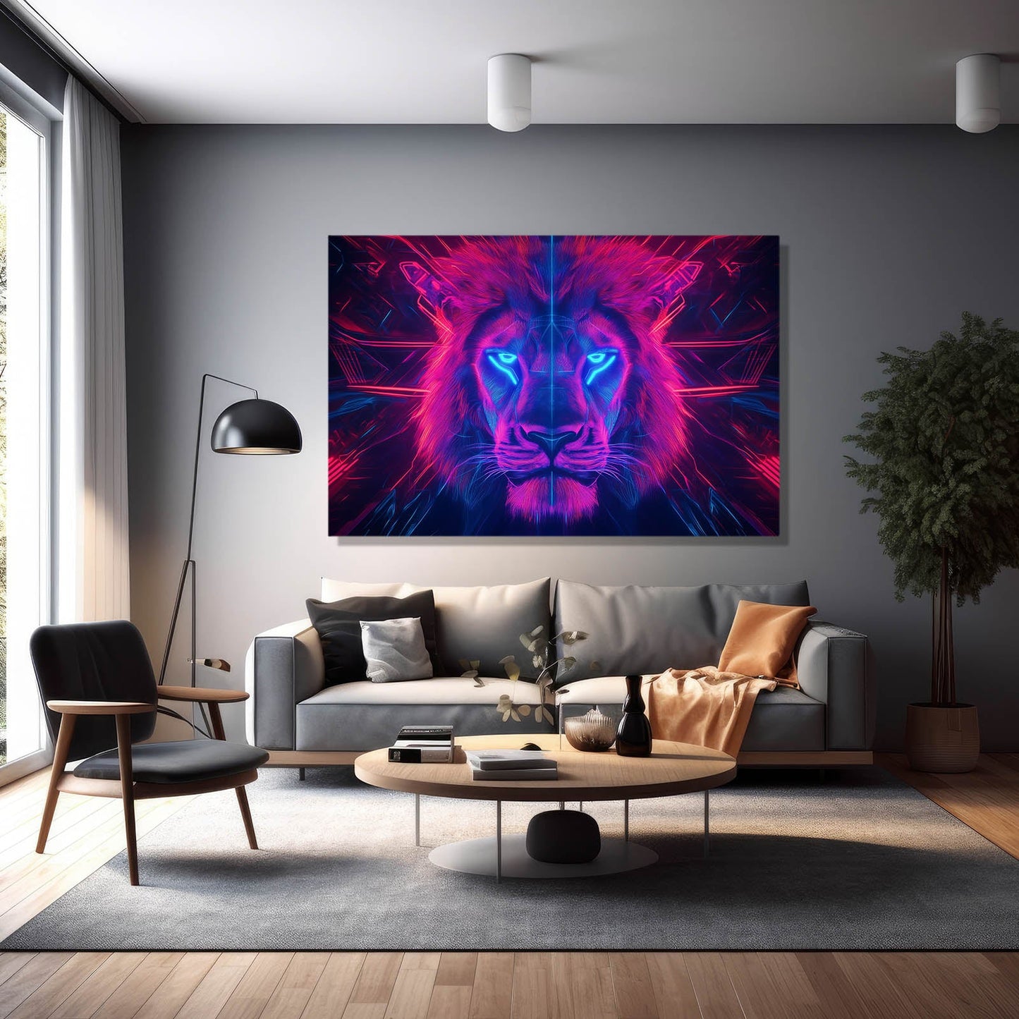 Lion Canvas Pop Art